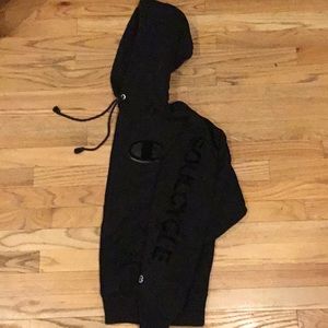 Champion | SoulCycle black hooded sweatshirt  M